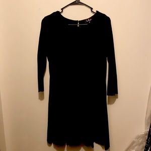 Lulus long sleeve black dress